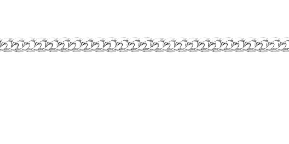 Diamond Cut Curb Chain Necklace