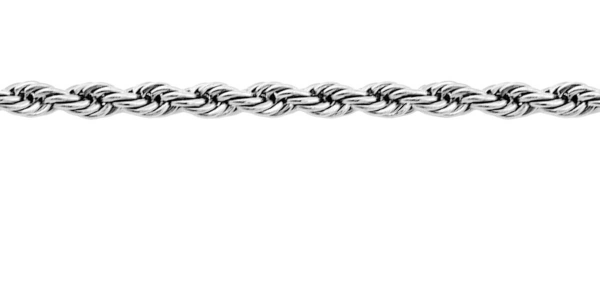 Rope Twisted Chain Necklace - Cluster