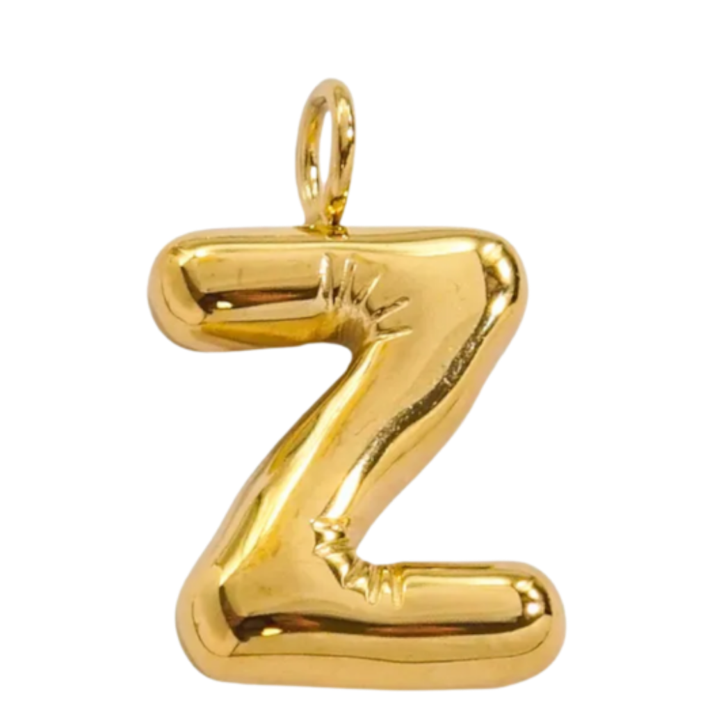 Large Gold Bubble Letter Collection