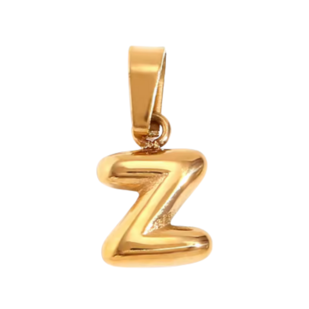 Small Gold Bubble Letter Collection