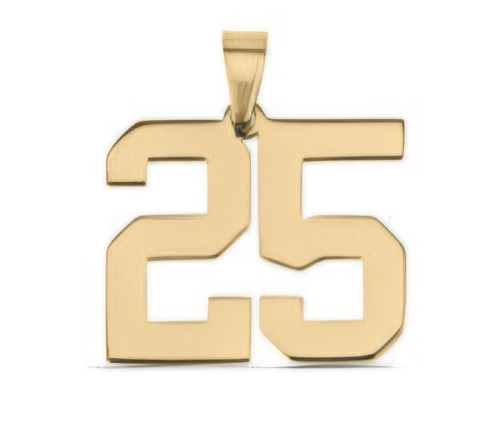 Large Gold Number Sports Collection