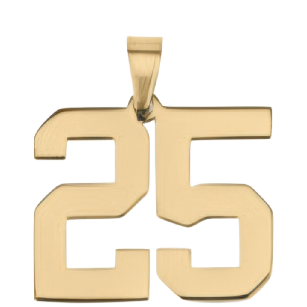 Large Gold Number Sports Collection