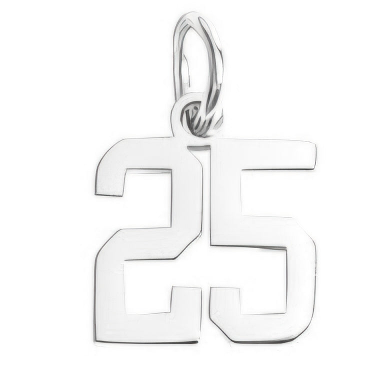 Small Silver Number Sports Collection