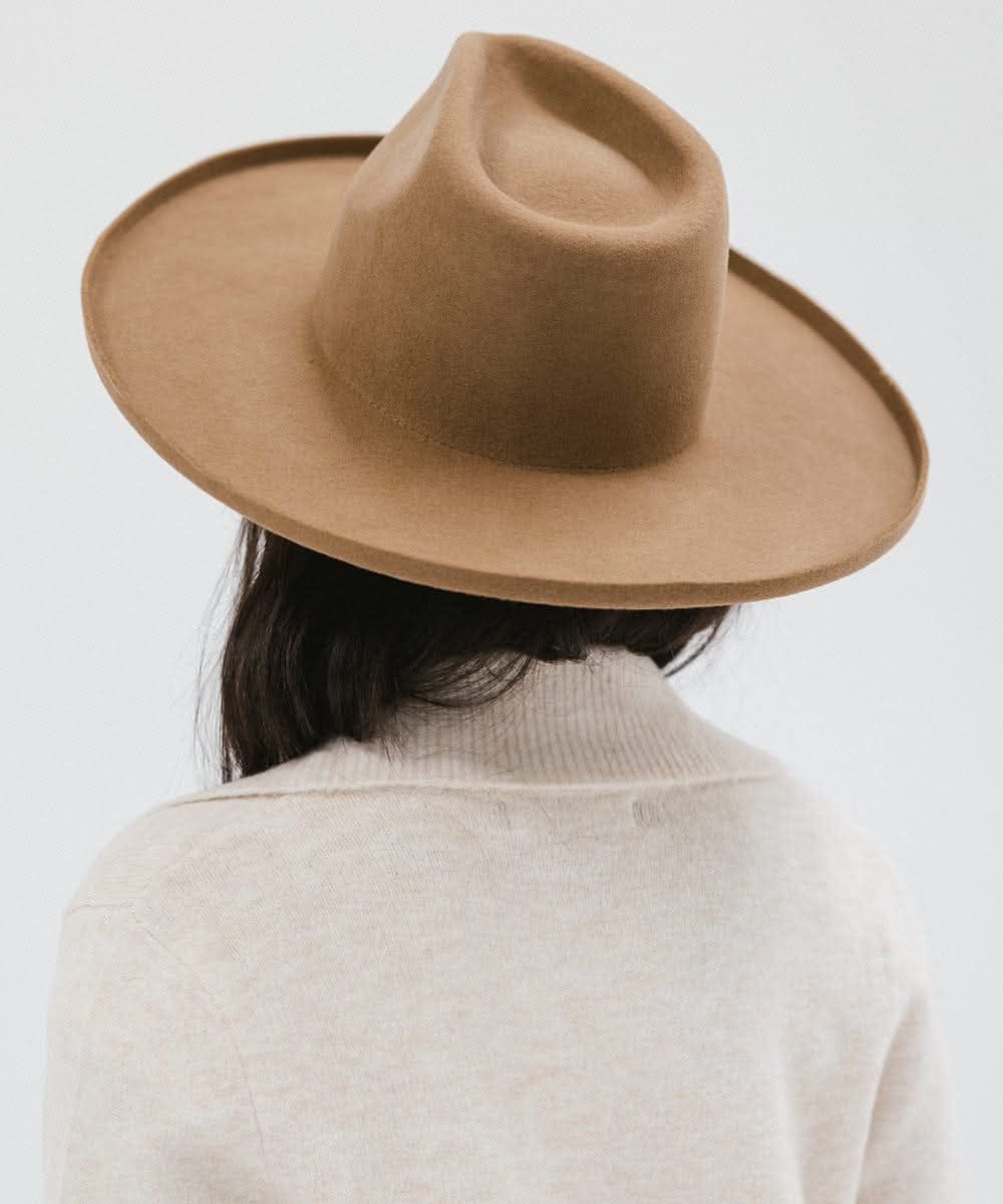 AMELIA PENCIL BRIM FEDORA HAT