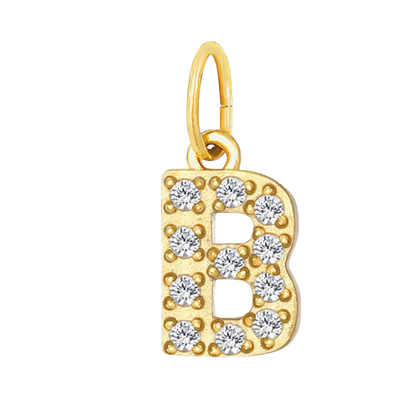 Gold CZ Letter Collection