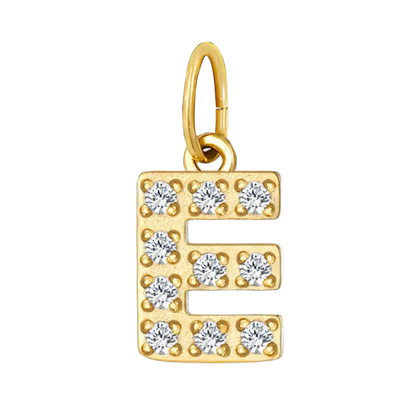 Gold CZ Letter Collection
