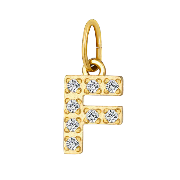 Gold CZ Letter Collection