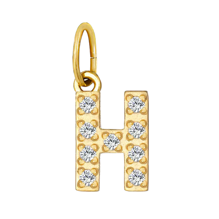 Gold CZ Letter Collection