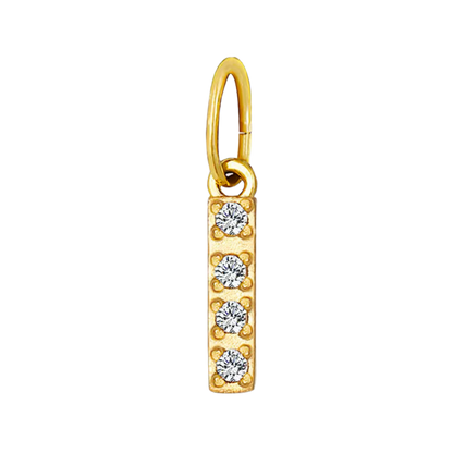 Gold CZ Letter Collection