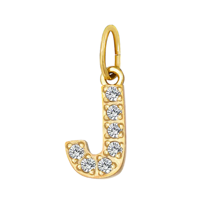 Gold CZ Letter Collection