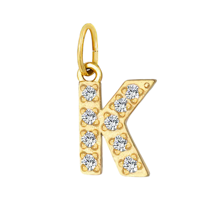 Gold CZ Letter Collection