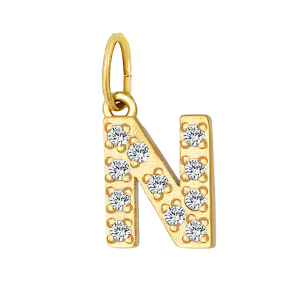 Gold CZ Letter Collection