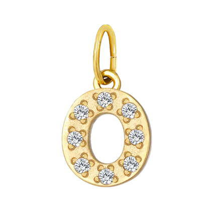 Gold CZ Letter Collection