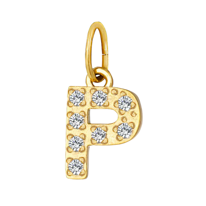 Gold CZ Letter Collection