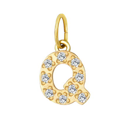 Gold CZ Letter Collection