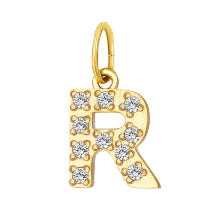 Gold CZ Letter Collection