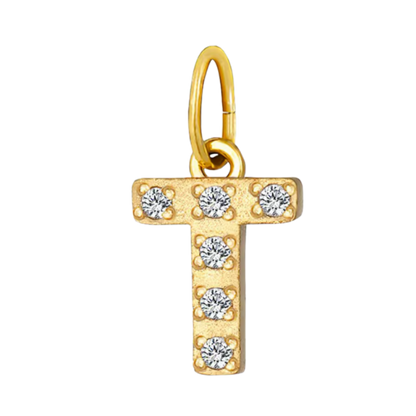 Gold CZ Letter Collection