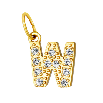 Gold CZ Letter Collection