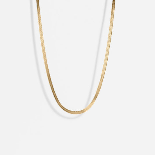 Herringbone Chain Necklace - Cluster