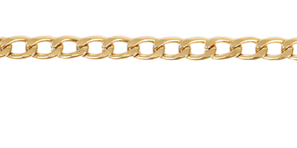Diamond Cut Curb Chain Necklace