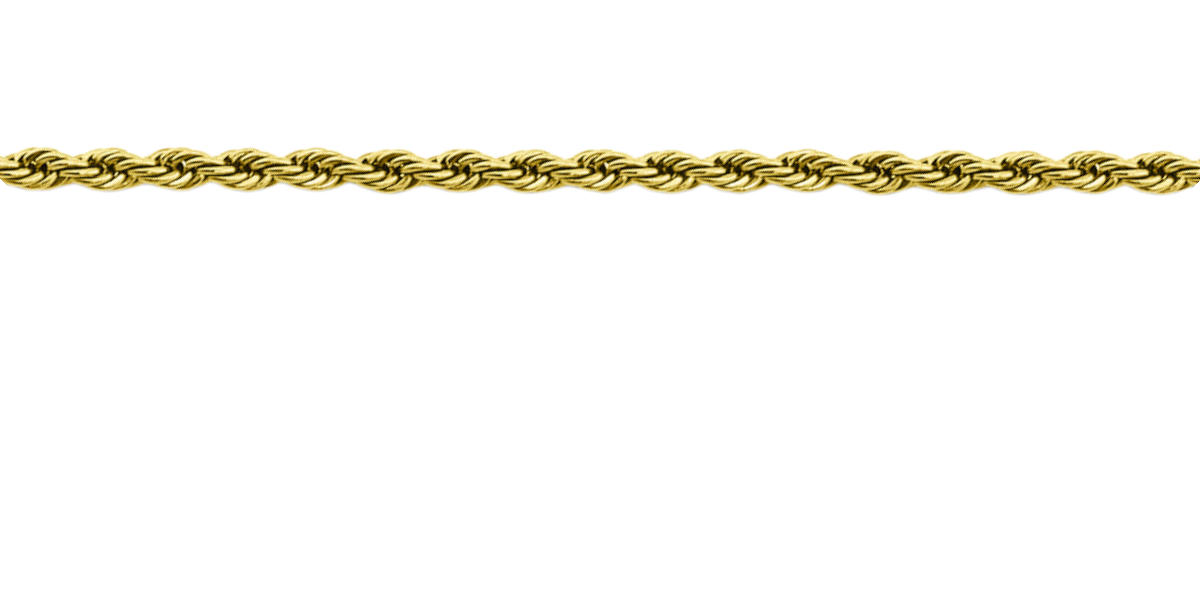 Rope Twisted Chain Necklace - Cluster