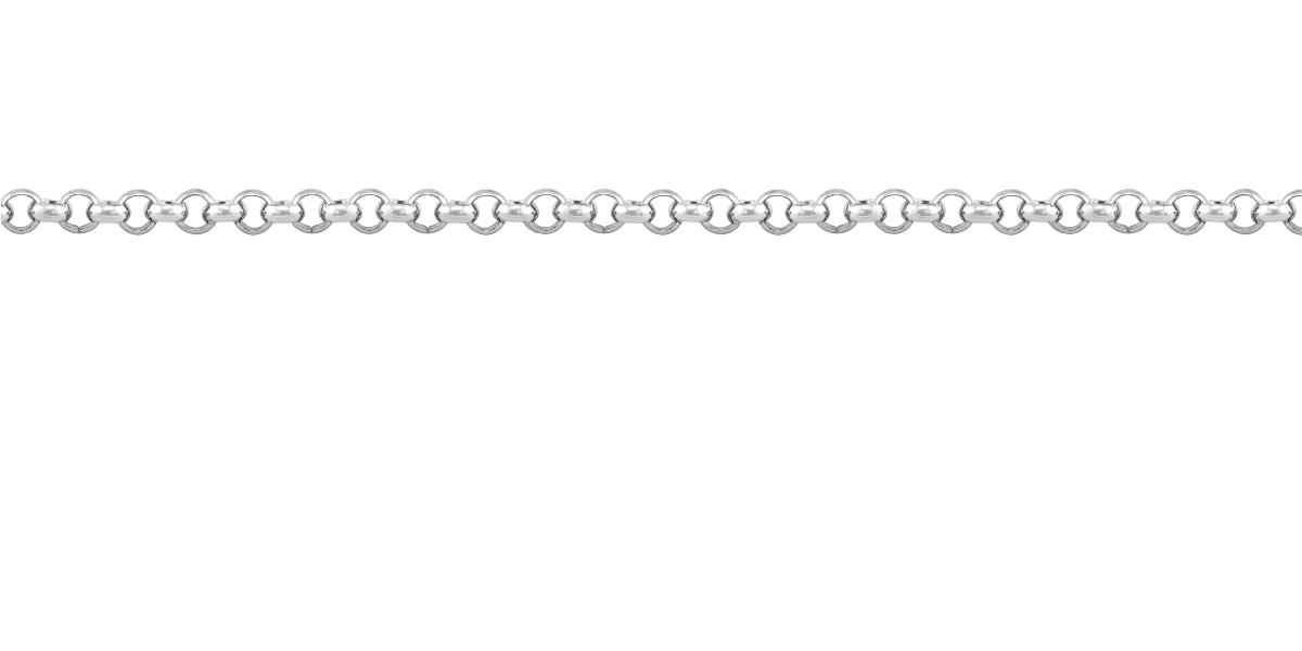 Silver Rolo Chain Necklace