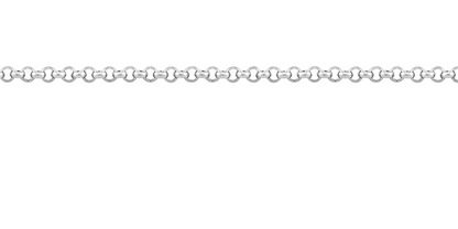 Silver Rolo Chain Necklace