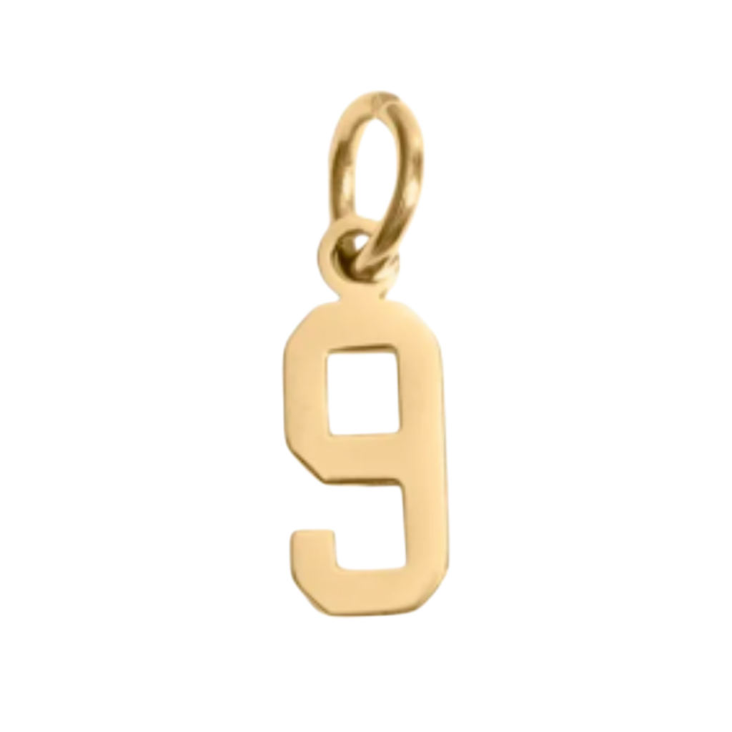 Small Gold Number Sports Collection