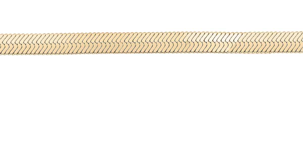 Herringbone Chain Necklace - Cluster