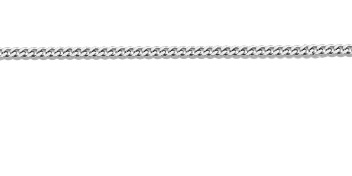 Diamond Cut Curb Chain Bracelet