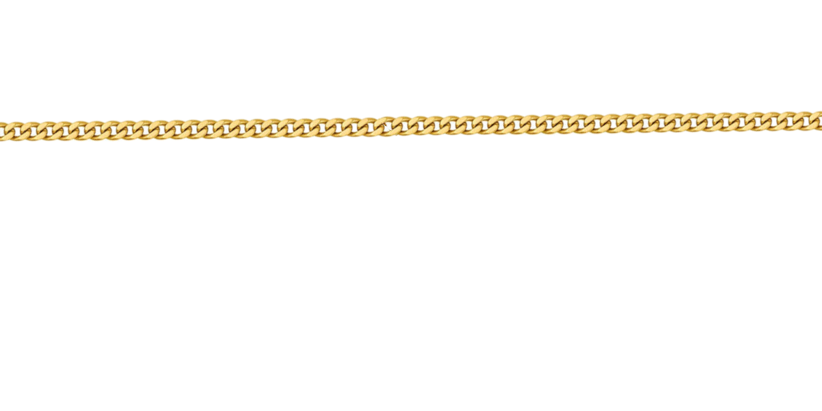 Diamond Cut Curb Chain Necklace