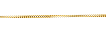 Diamond Cut Curb Chain Necklace