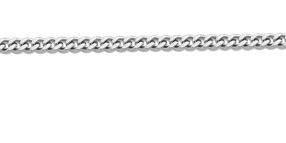 Diamond Cut Curb Chain Bracelet