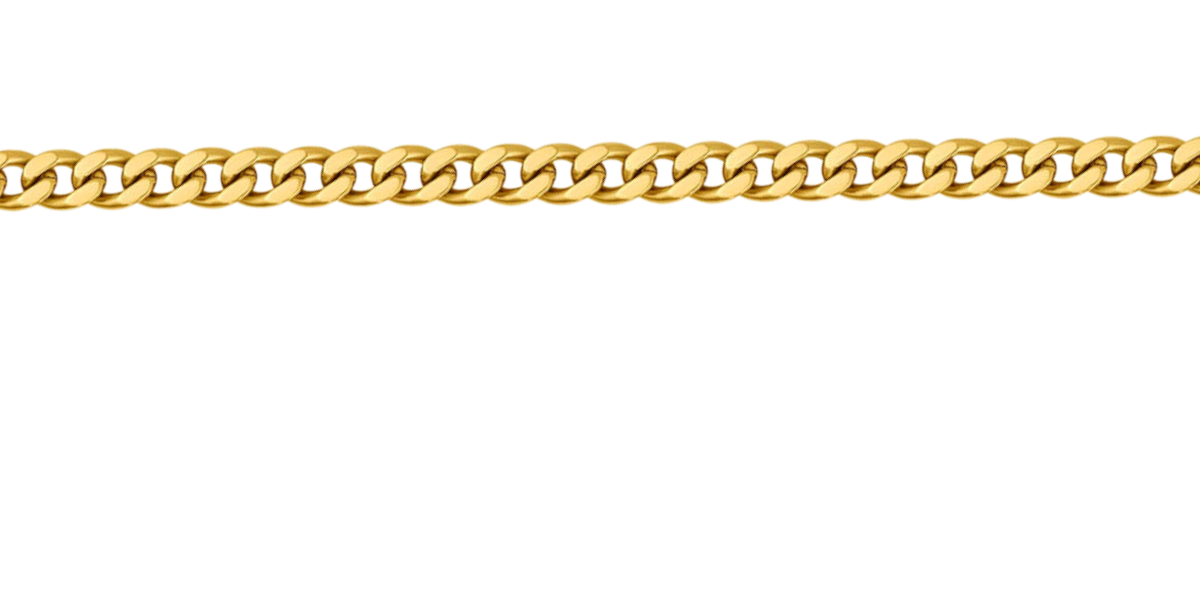Diamond Cut Curb Chain Bracelet