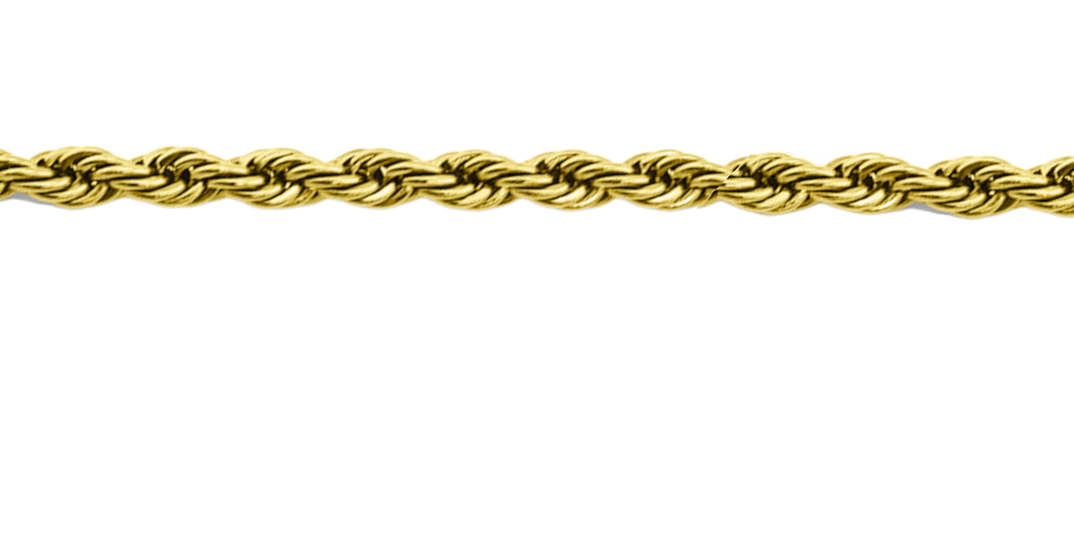 Rope Twisted Chain Necklace - Cluster