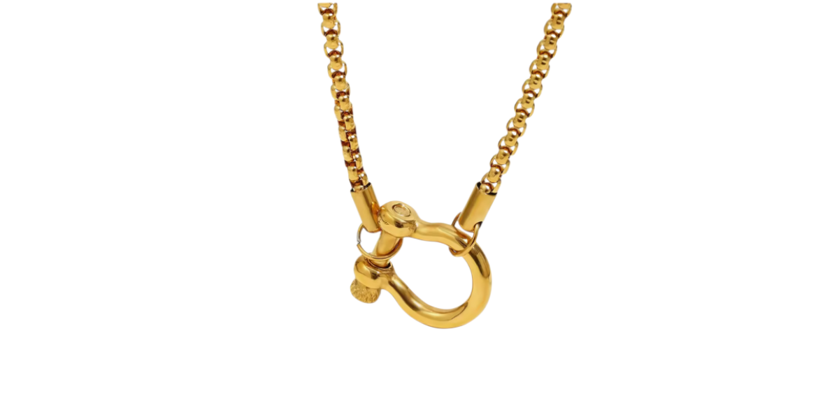 Box Chain Carabiner Charm Holder Necklace - Cluster