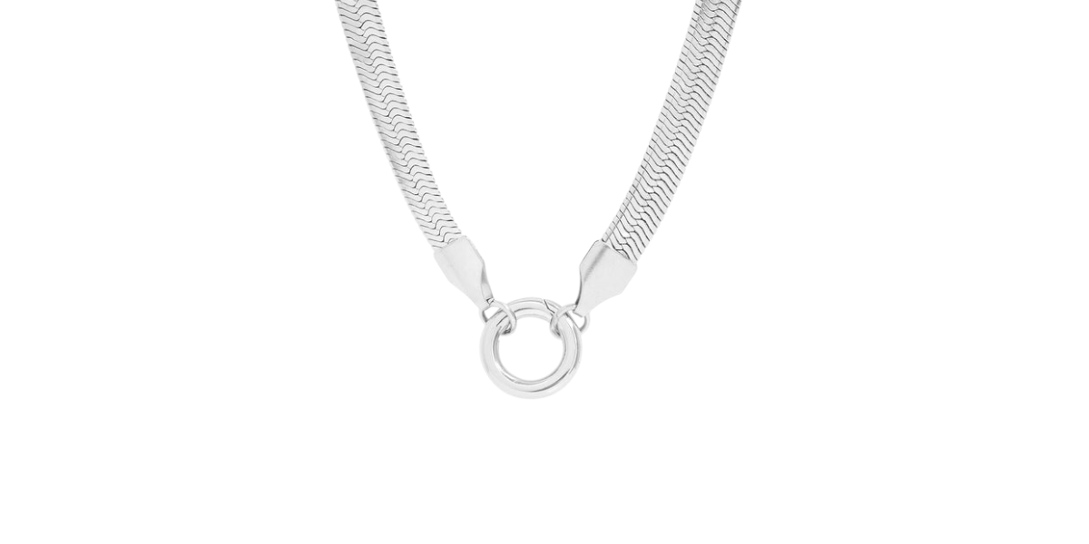Herringbone Carabiner Necklace - Cluster