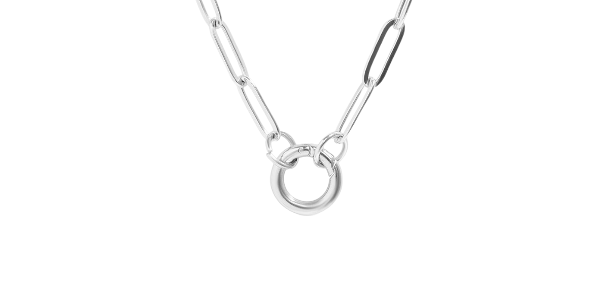 Paperclip Charm Keeper Necklace
