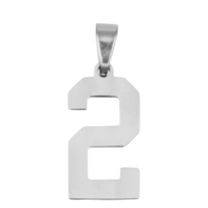 Large Silver Sports Number Collection