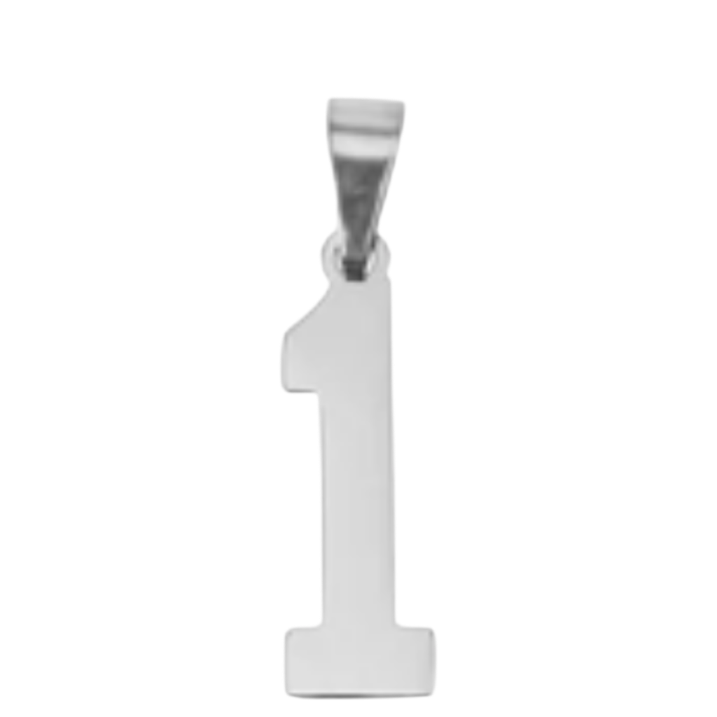 Large Silver Sports Number Collection