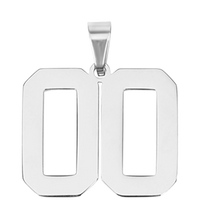 Large Silver Sports Number Collection - 00