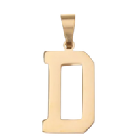 Large Gold Letter Sports Collection - D