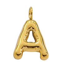 Large Gold Bubble Letter Collection - 'A' Gold Bubble Letter