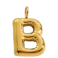 Large Gold Bubble Letter Collection - 'B' Gold Bubble Letter