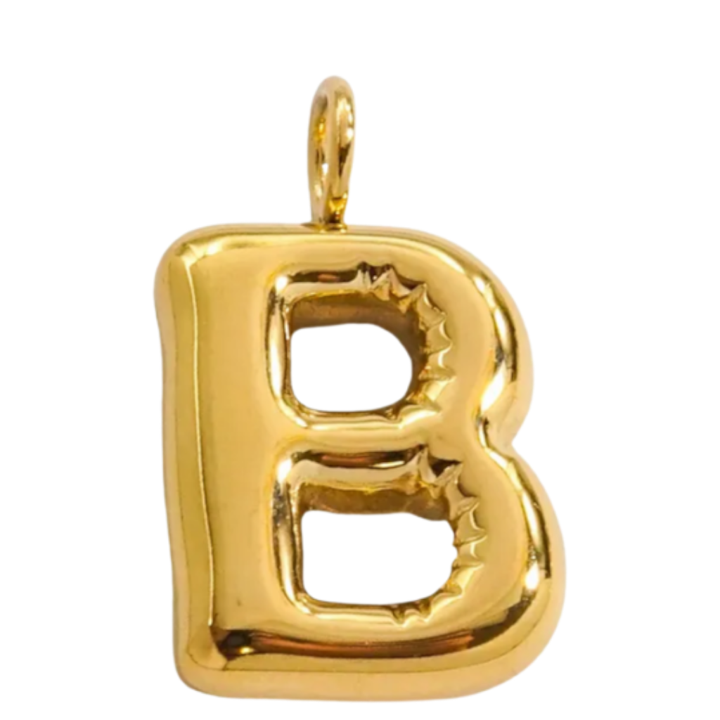 Large Gold Bubble Letter Collection