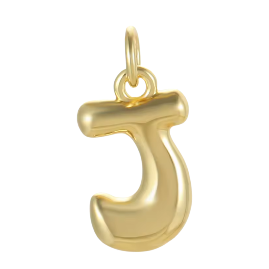 Gold Groovy Bubble Initial Collection