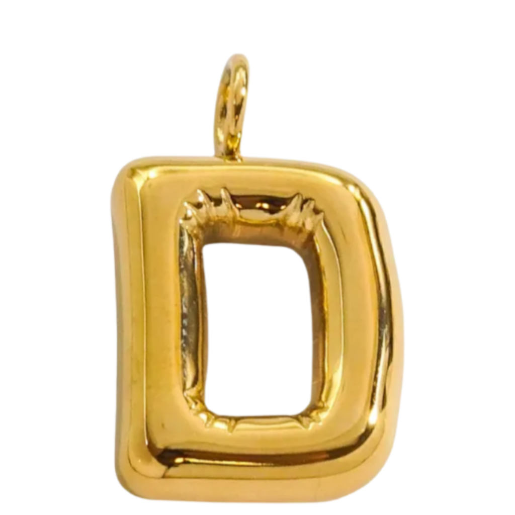 Large Gold Bubble Letter Collection