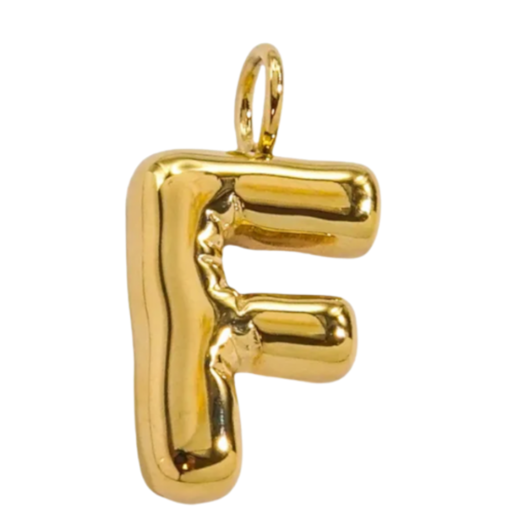 Large Gold Bubble Letter Collection