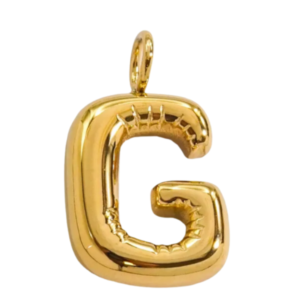 Large Gold Bubble Letter Collection
