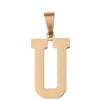 Large Gold Letter Sports Collection - U